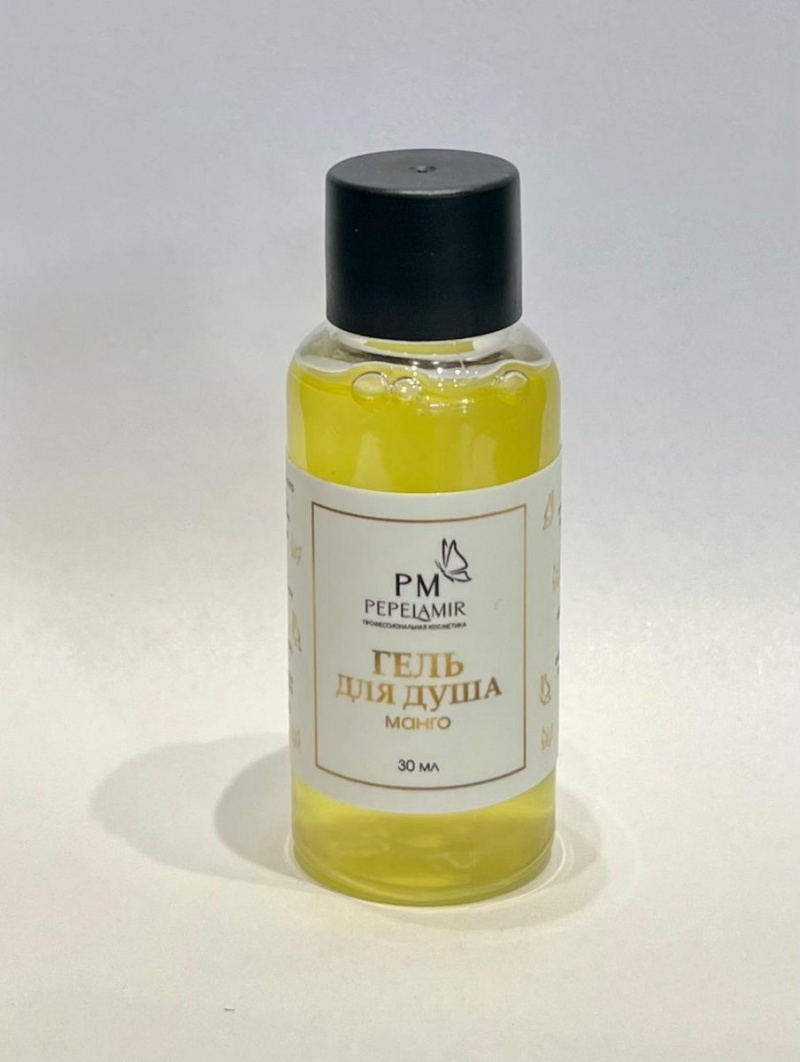 PM Гель для душа NATURAL, 30 мл (Манго)