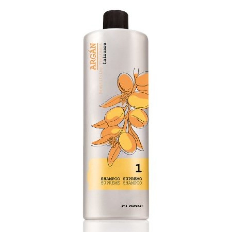 ELGON ARGAN SUPREMO Шампунь для волос аргановый Argan Shampoo Supremo 1000мл NEW