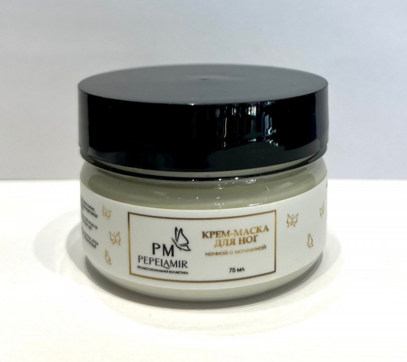 PM Крем-маска для ног ночной с мочевиной (банка + крышка), 75 мл