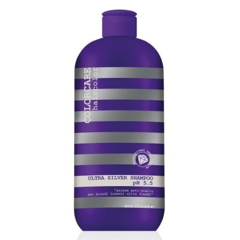 ELGON COLORCARE SILVER ULTRA Шампунь для волос анти-желтый экстра pH 5,5 1000мл